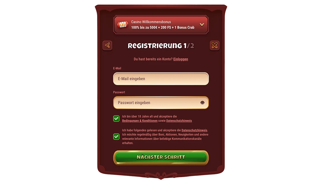 Magius Casino Registrieren